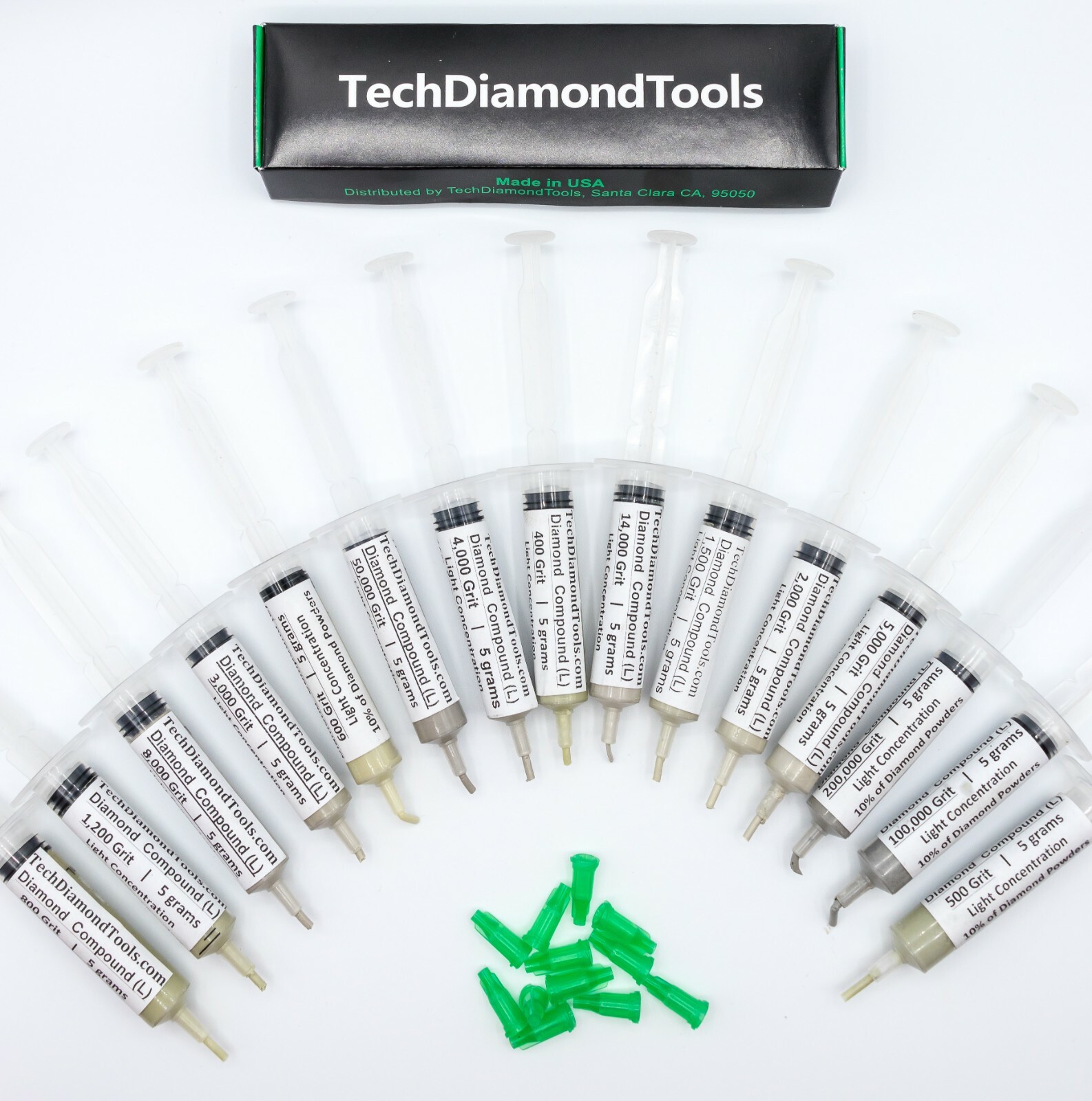 Diamond Paste Compound Polishing Lapidary 500 (L) Grit 5 Grams $12.99 (USA MADE)