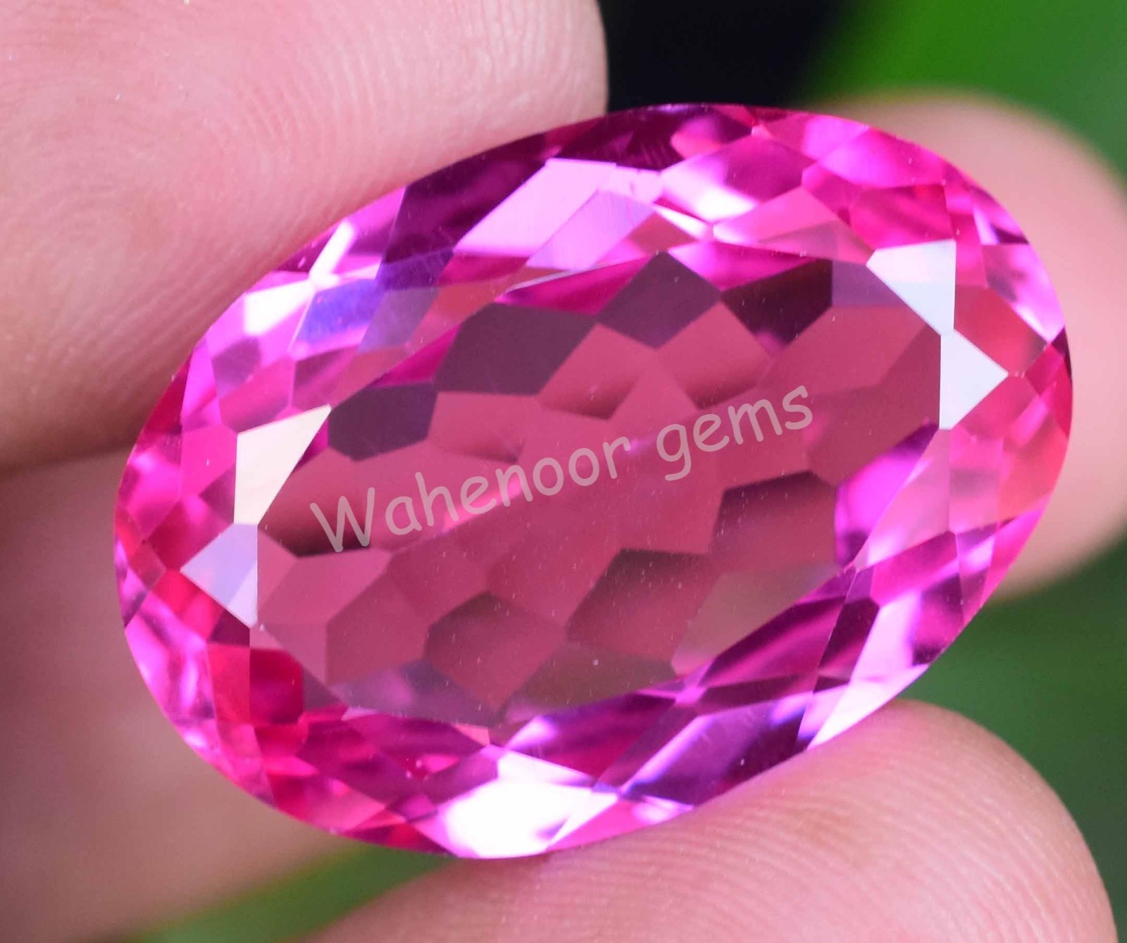 Natural Mogok Pink Ruby 36.40 Ct Oval Certified Flawless Loose Gemstone