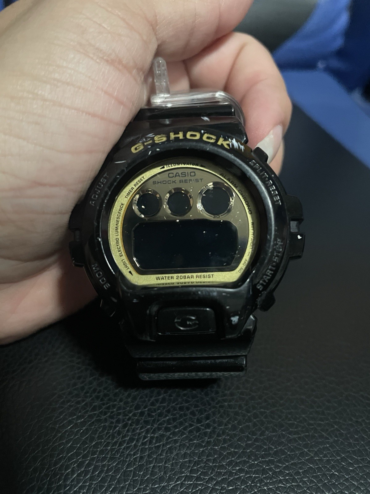 Casio G-Shock DW-6900CB-1 Crazy Colors Series Gloss Black & Gold Men’s Watch
