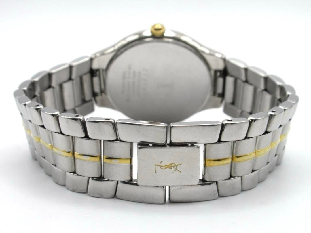 Yves Saint Laurent watch 4620-E66661Y, black dial, working condition.