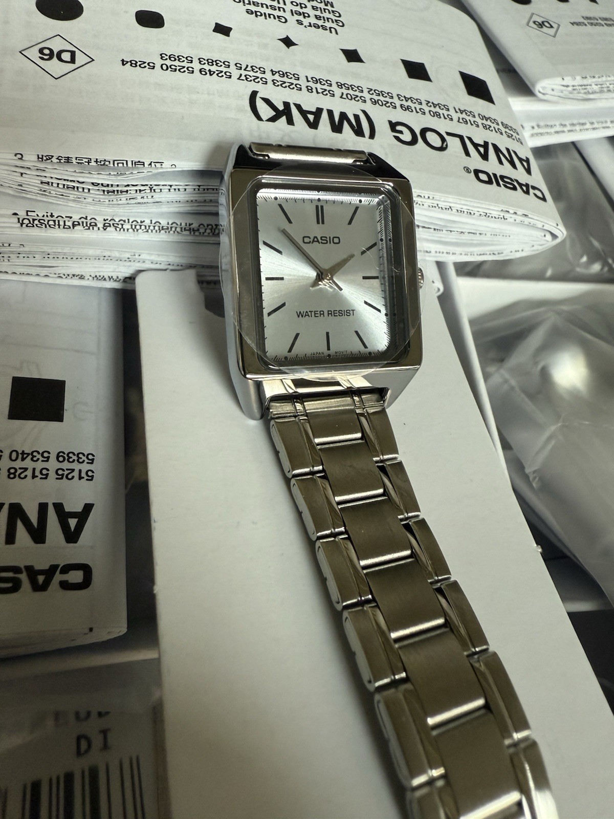 CASIO LTP-V007D-2E Stainless Steel Quartz Woman Metal Wrist Watch