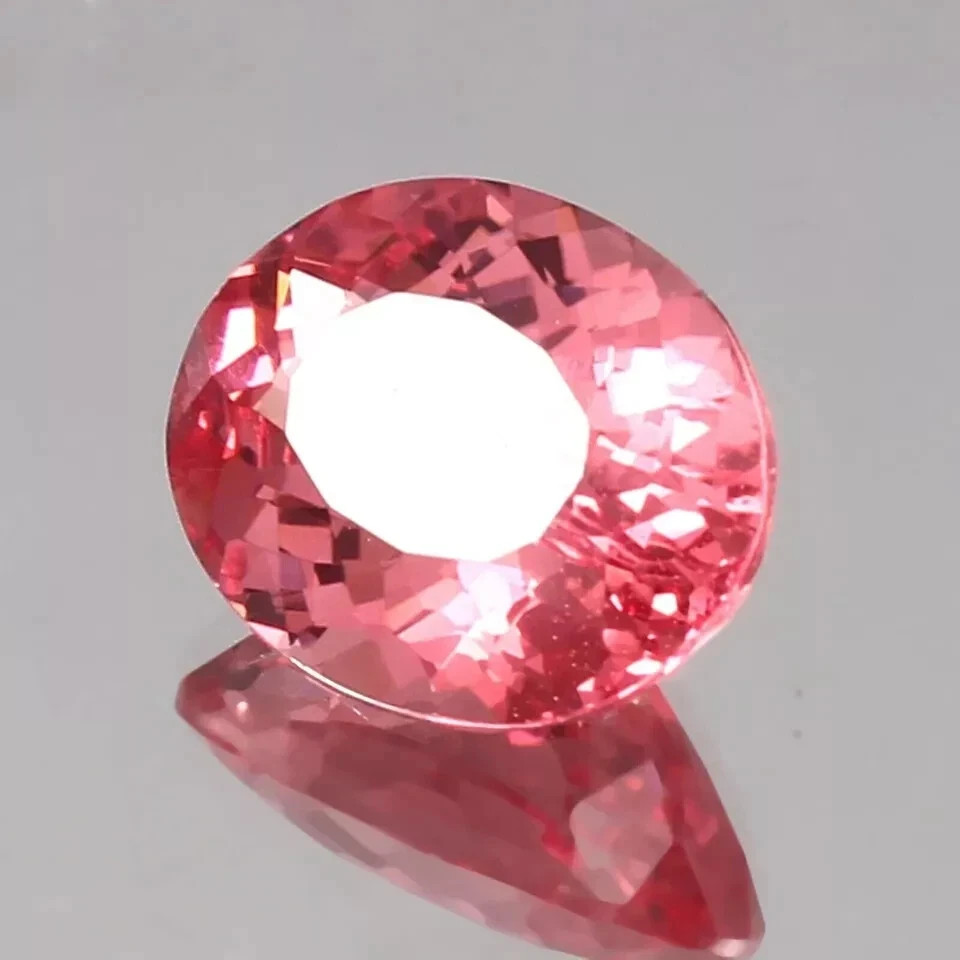 Natural 30.85 CT+ Ceylon Padparadscha Sapphire Oval Loose Gemstone Certified