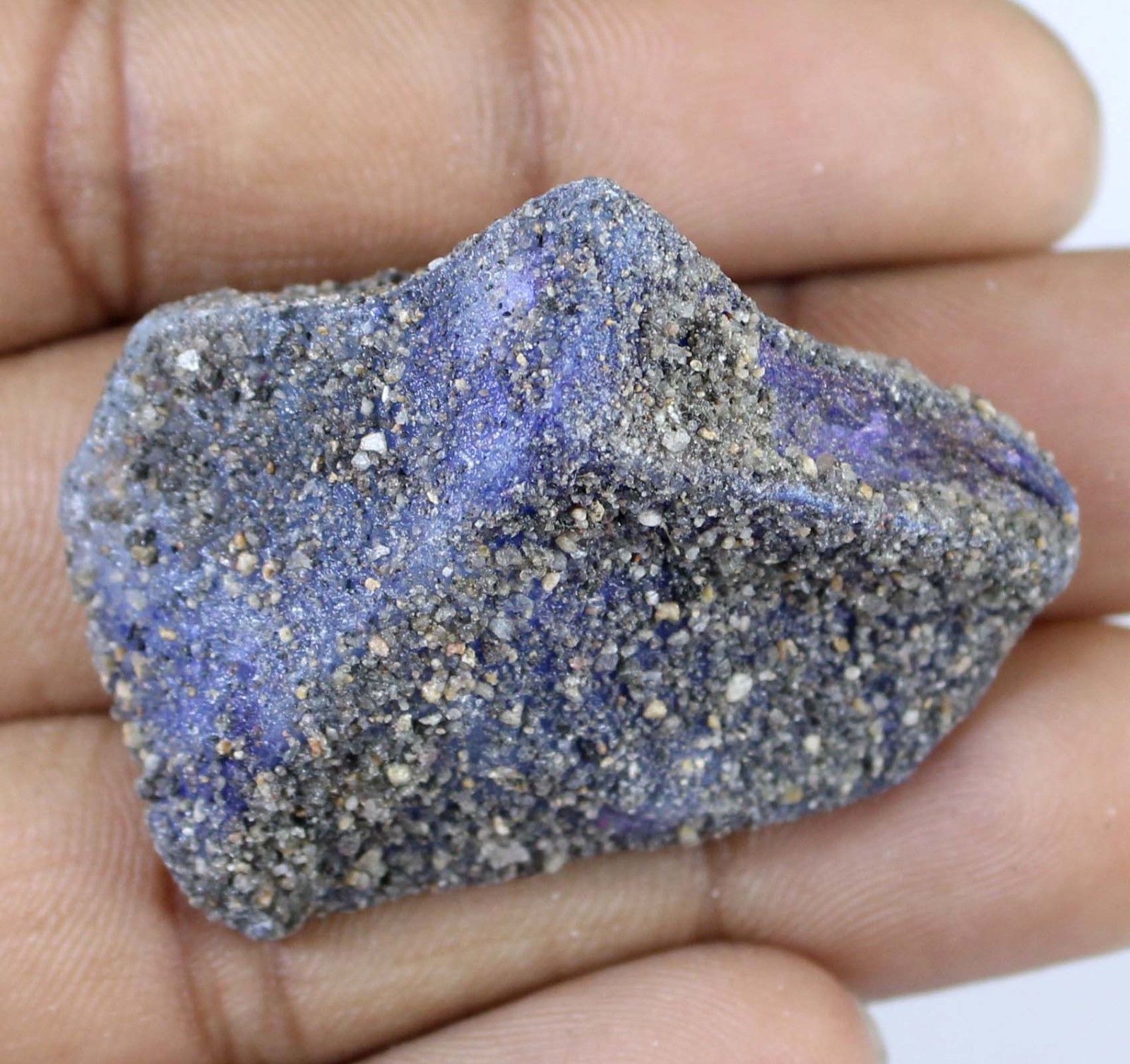 Certified African Blue Sapphire 97.70 Ct Natural Gems Specimen Raw Rough T20239