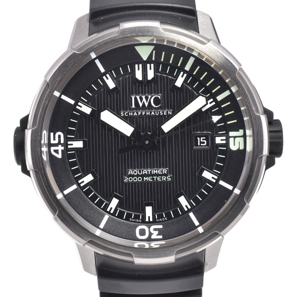 with paper IWC SCHAFFHAUSEN Aqua timer 2000 IW358002 Automatic Men’s D#147053