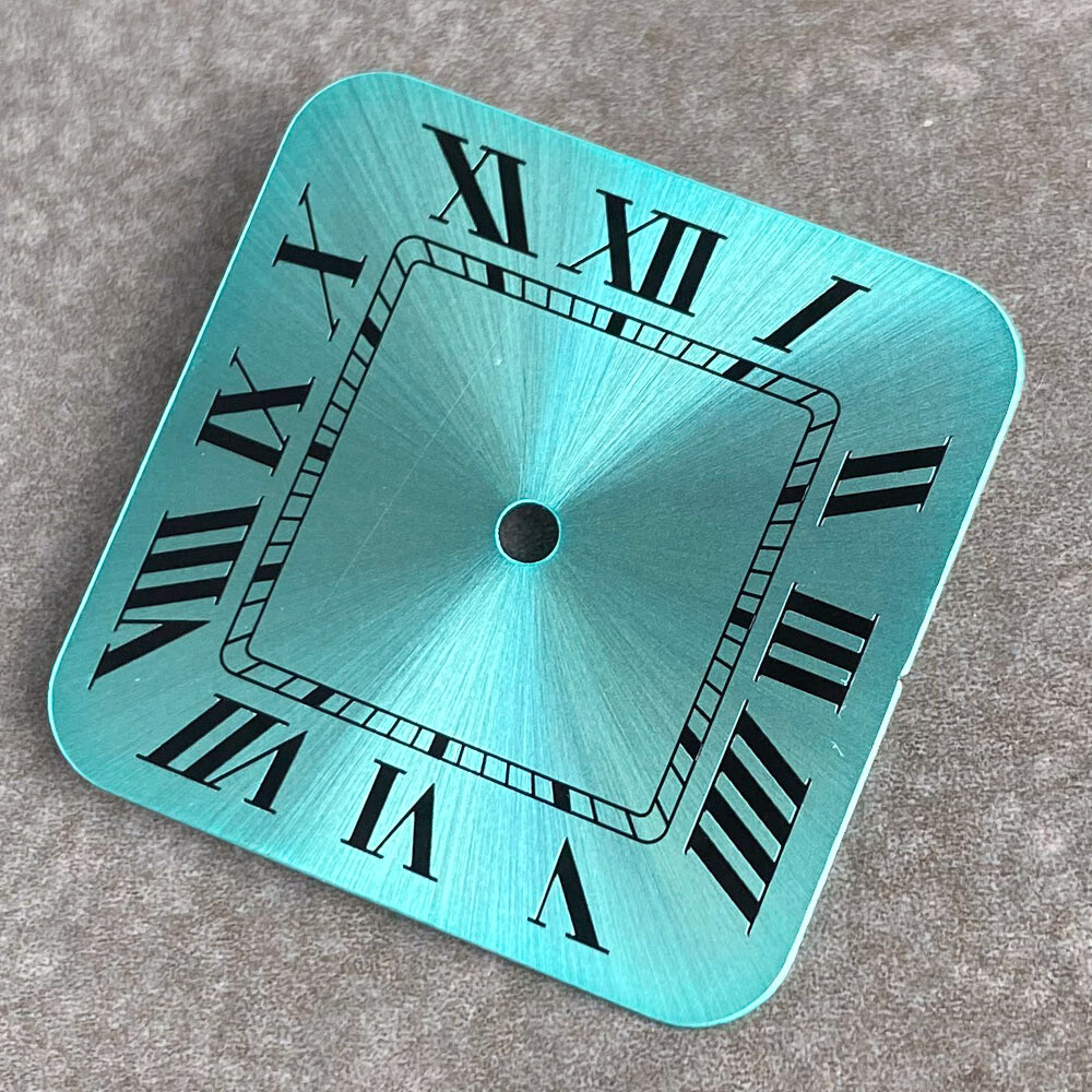 Sapphire Crystal 40mm Square Watch Case+Dial Fit NH35A Miyota821A DG2813 ETA2824