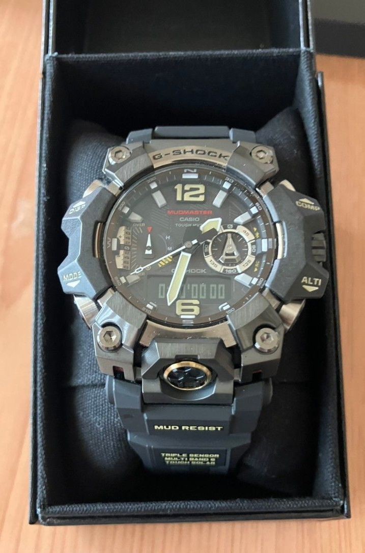 Good Condition CASIO G SHOCK MUDMASTER GWG B1000 1AJF Mudmaster Radio Solar with