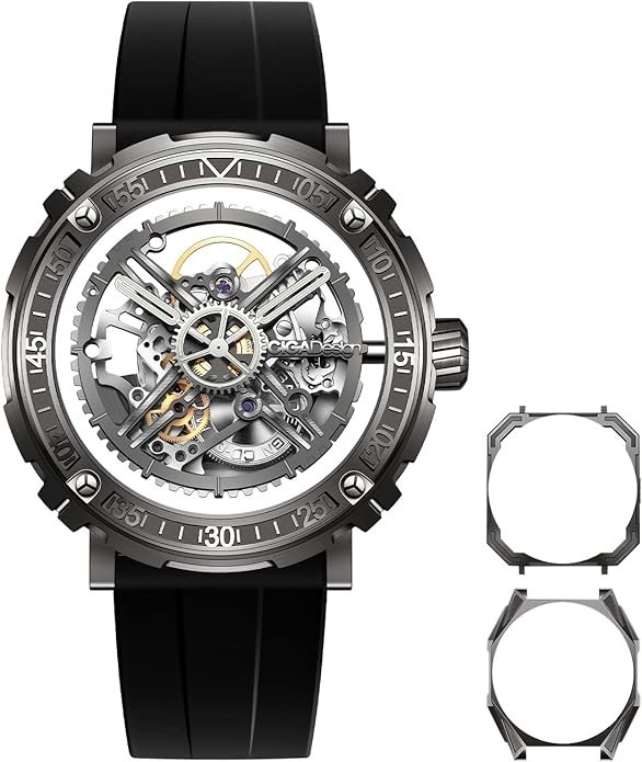 CIGA Design Automatic/Manual Mechanical Watch Magician Series Stainless Steel/Ti