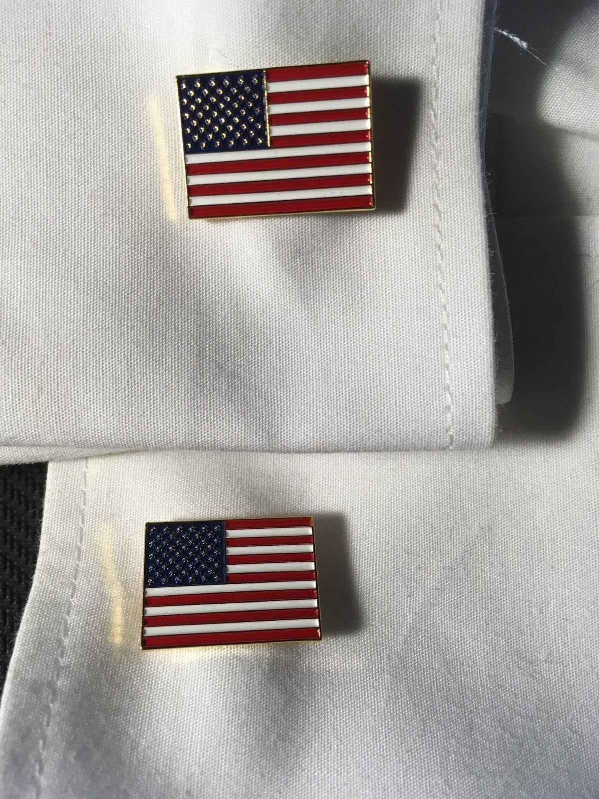 american flag cuff links flag cuff links gold flag cuff links 3/4″ wide flags