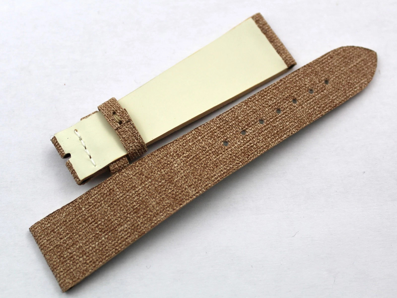 Beige Vegan Handcrafted Straps Various Sizes Pin Buckle Excellent Quality