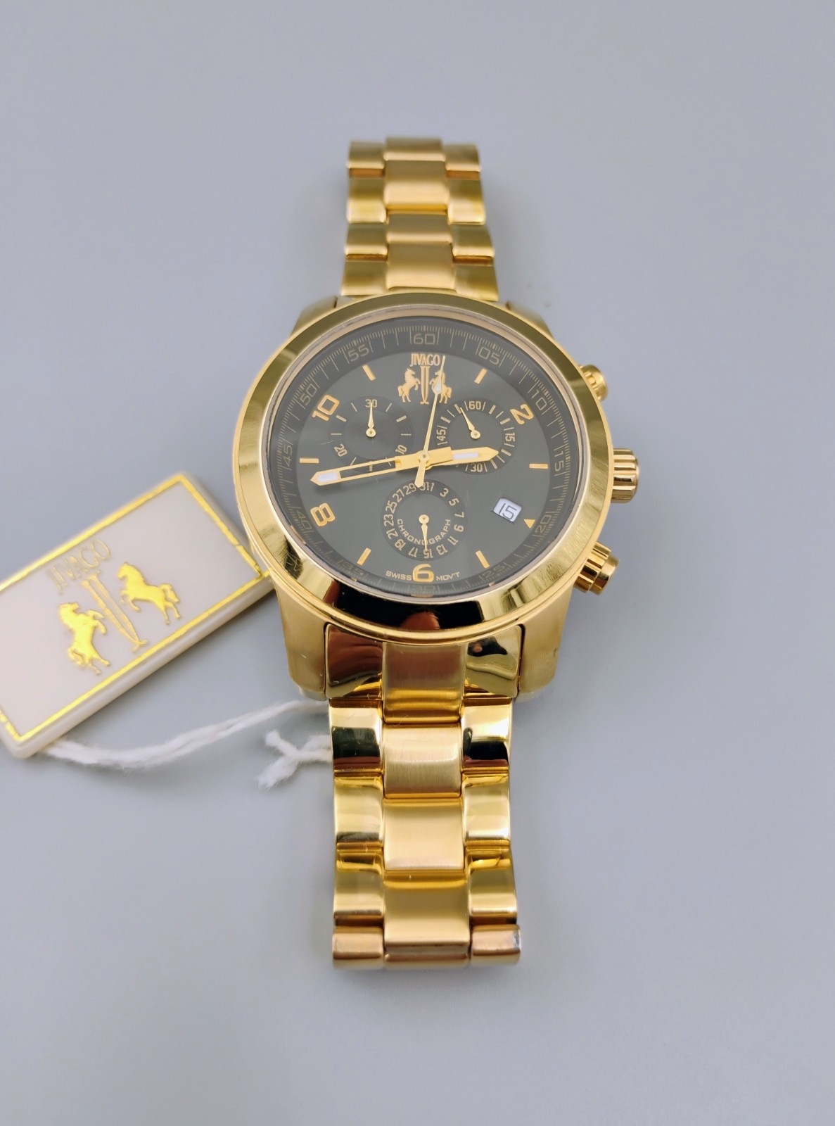 Jivago JV5223 Infinity Chronograph Gold-tone Swiss Watch