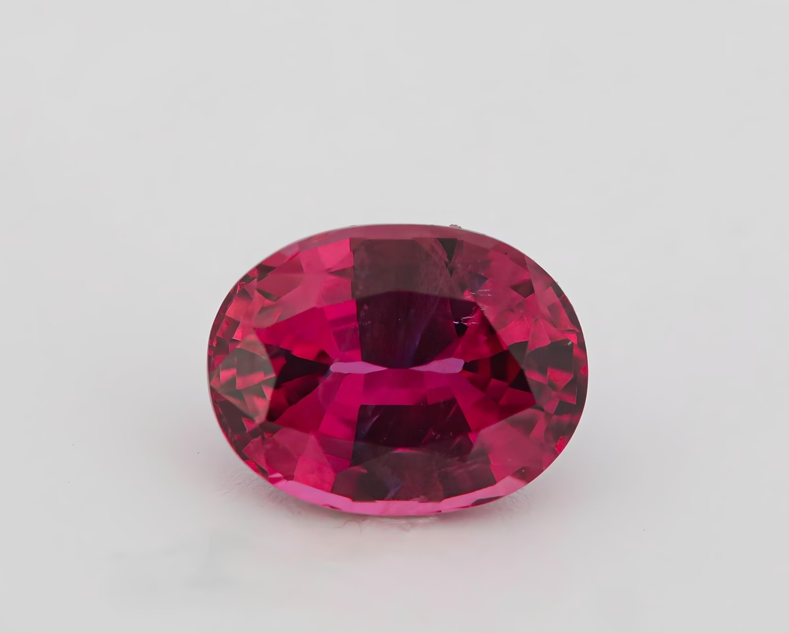 Rare No Heat Natural Thailand Purplish Red Ruby 1.22ct GIA Pigeon Blood Oval