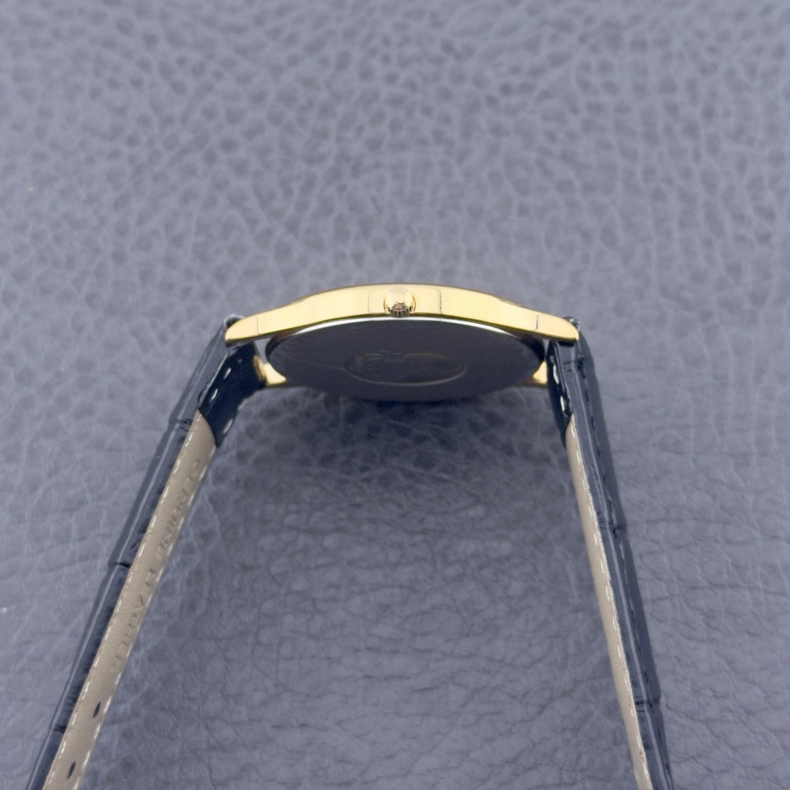 Vintage 1983 Omega DeVille – Gold Dial – Push Crown – Ref 195.0039 – Men’s Watch
