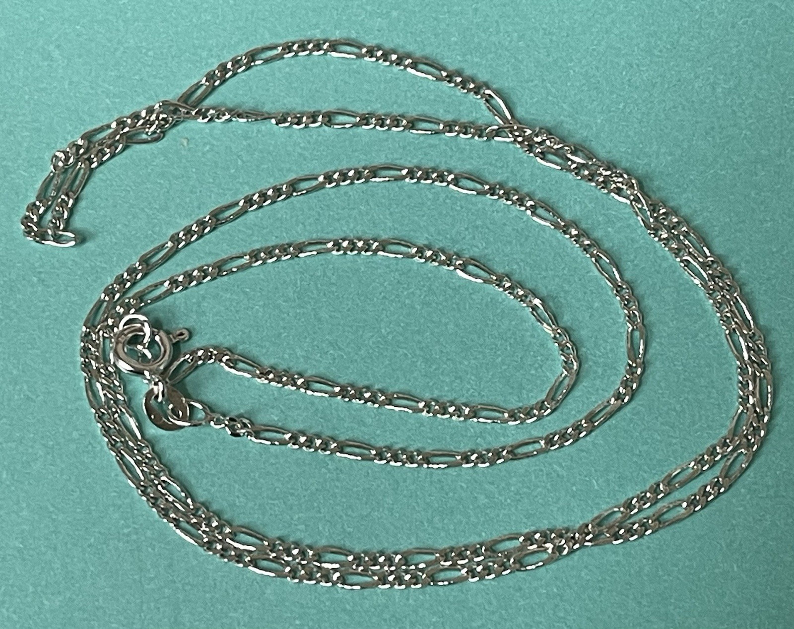 24” 1.8mm Sterling Silver .925 Figuro Chain Necklace 3.8 Grams