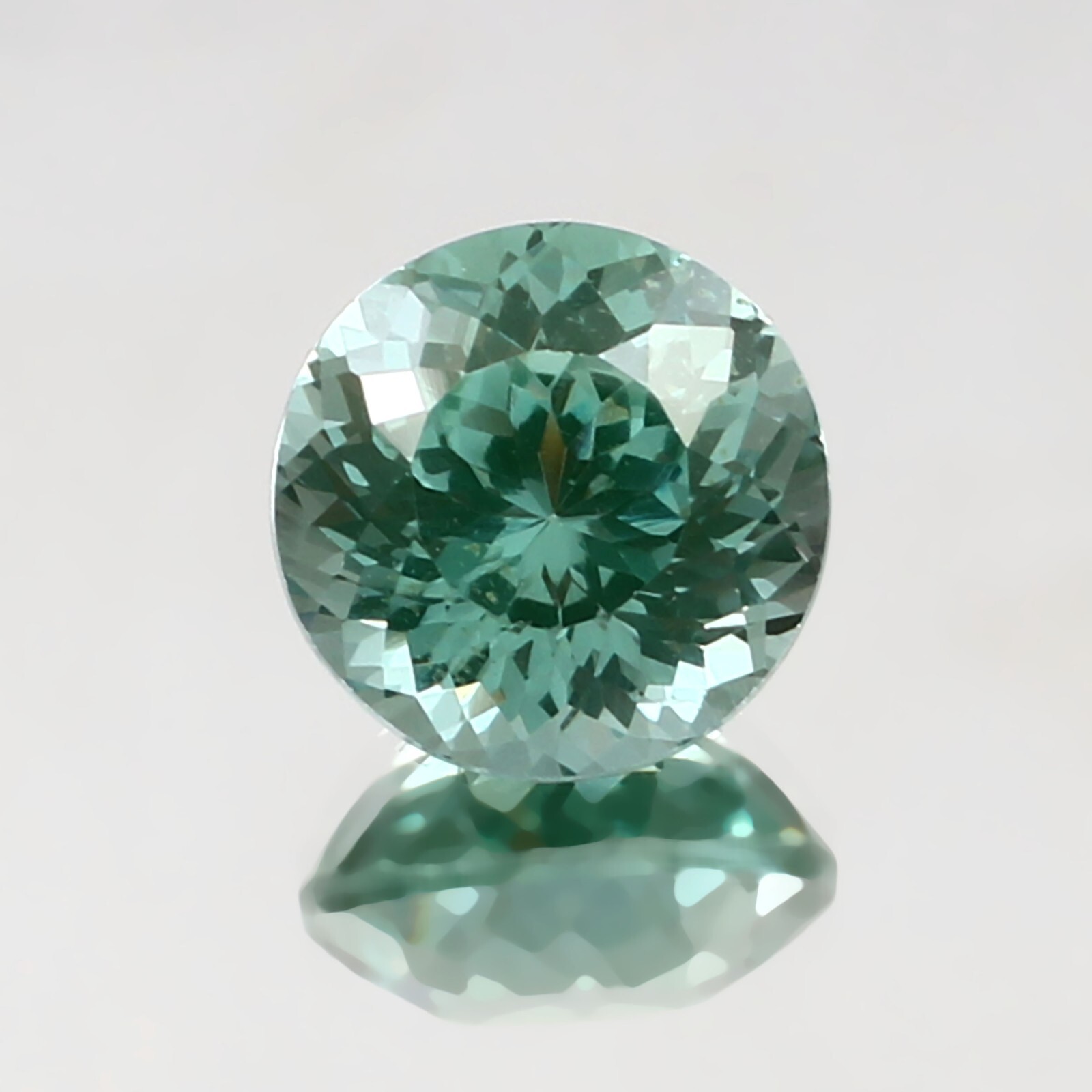 AAA Natural Flawless Green Ceylon Spinel Loose Round Gemstone Cut 11.50 MM