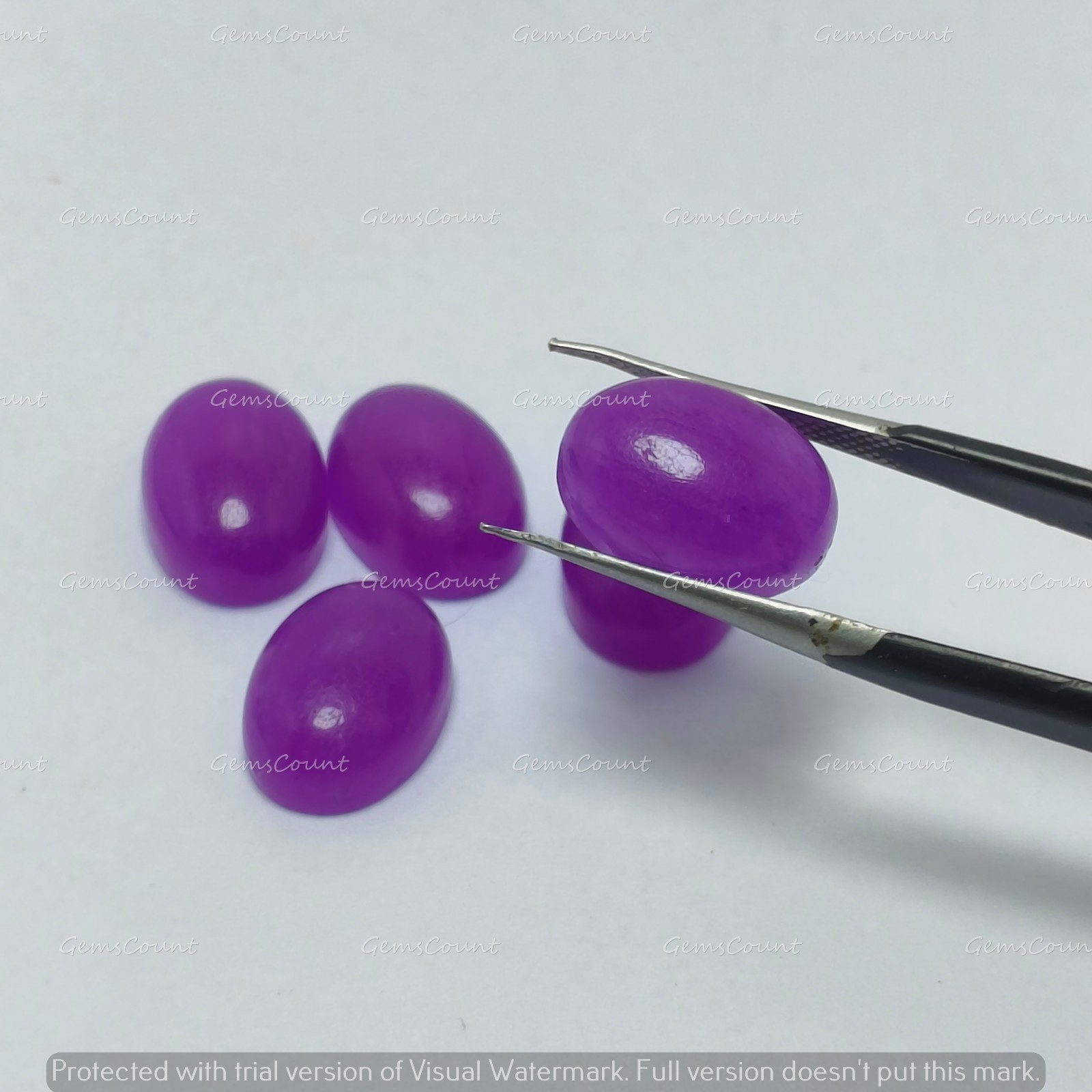 Natural Lavander Jade Oval Cabochon Handmade Gemstone 3x5mm-18x25mm