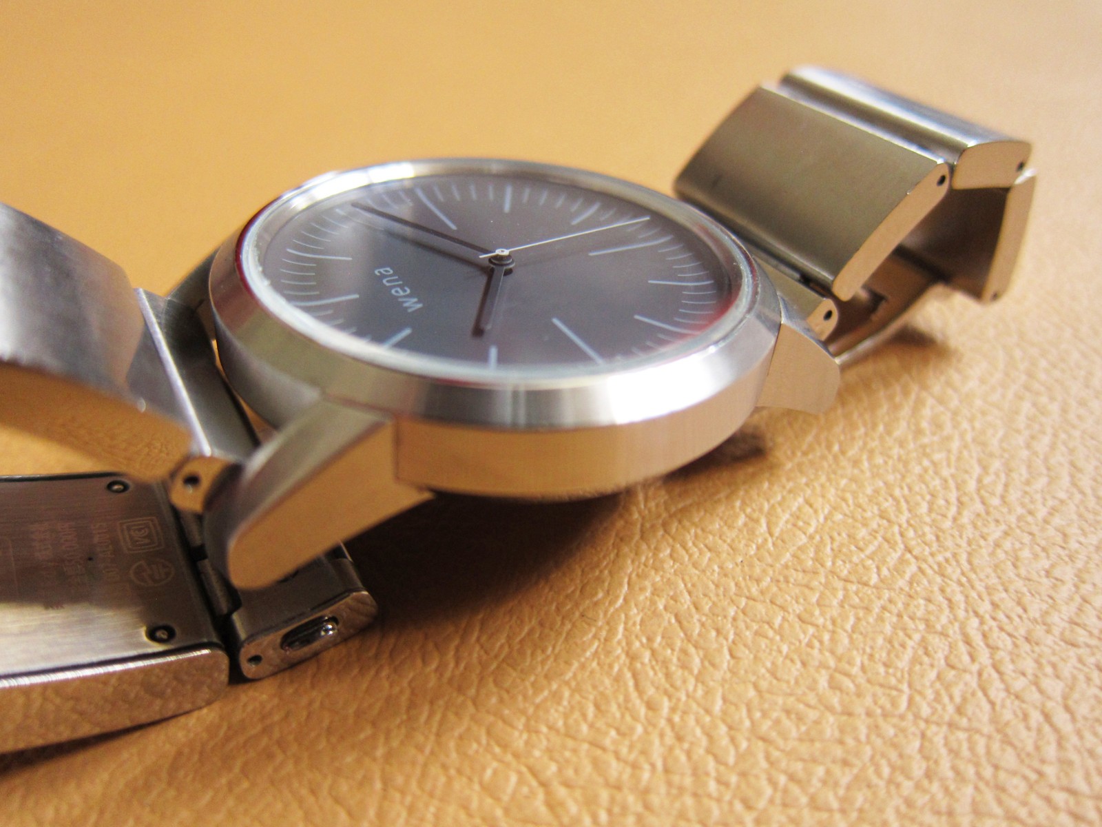 SONY / Citizen Wena WN-WT01S Silver 3 Hands Watch w/ Grey Dial (MADE IN JAPAN)