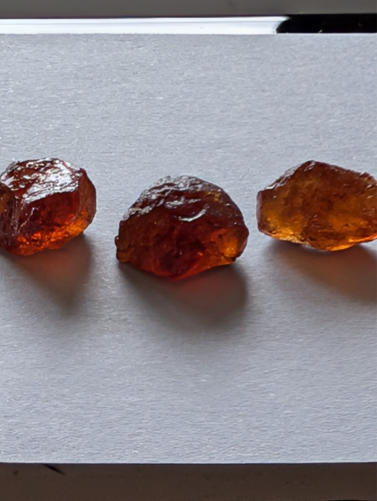 USA seller 15.14 ct IF – Eye clean Hessonite garnet facet rough gemstone