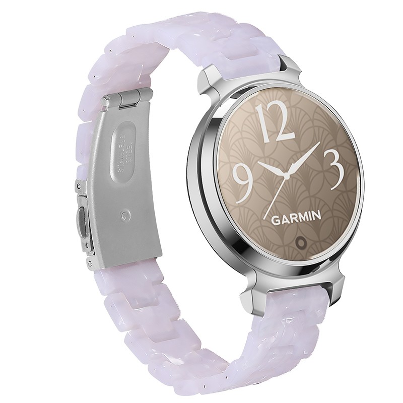 For Garmin Lily 2 Resin Stainless Steel Watch Strap Band Replacement Strap