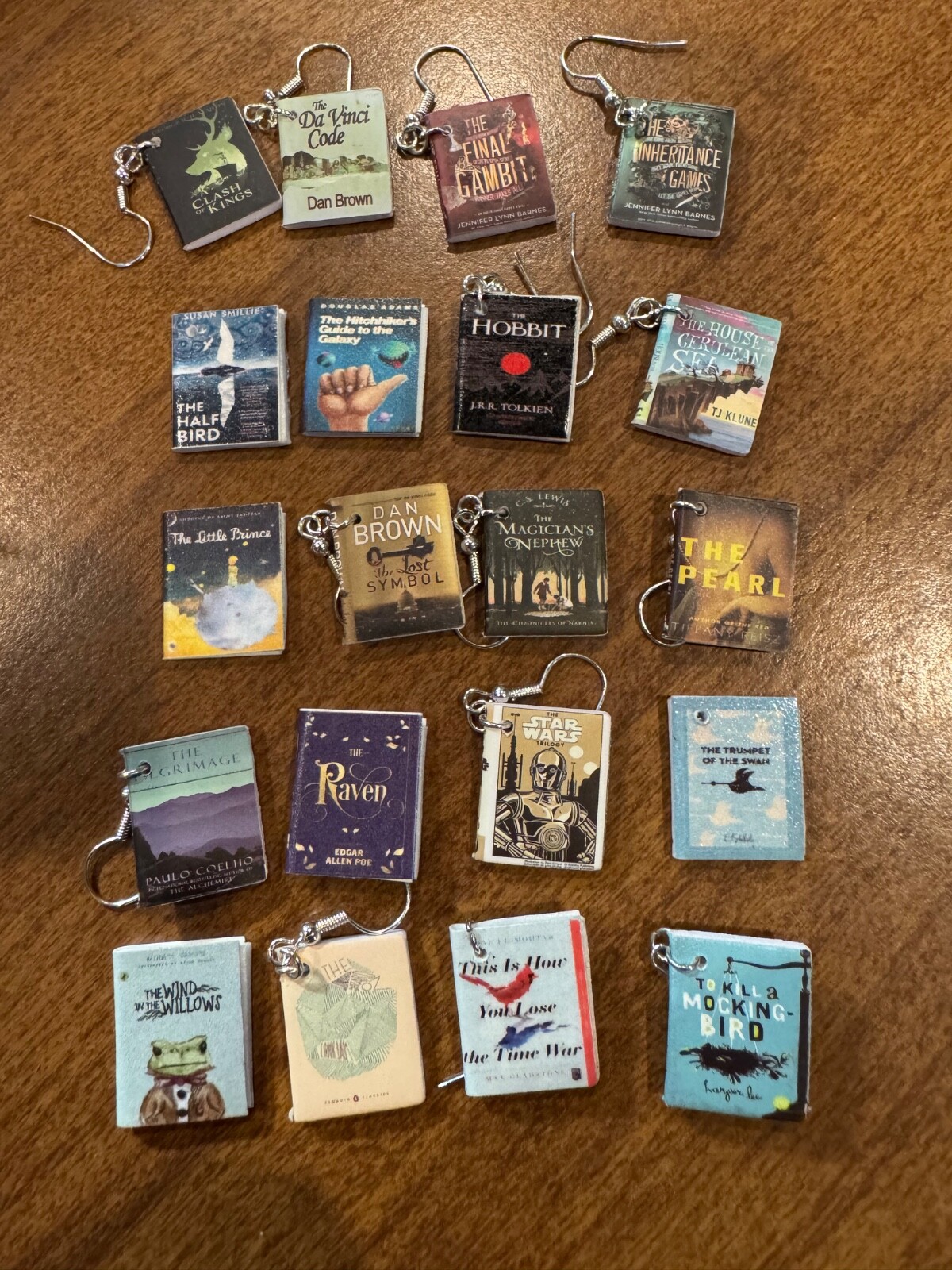 INDIVIDUAL Mini Book & Manga Earrings Handmade Literary Jewelry Book Lover Gift