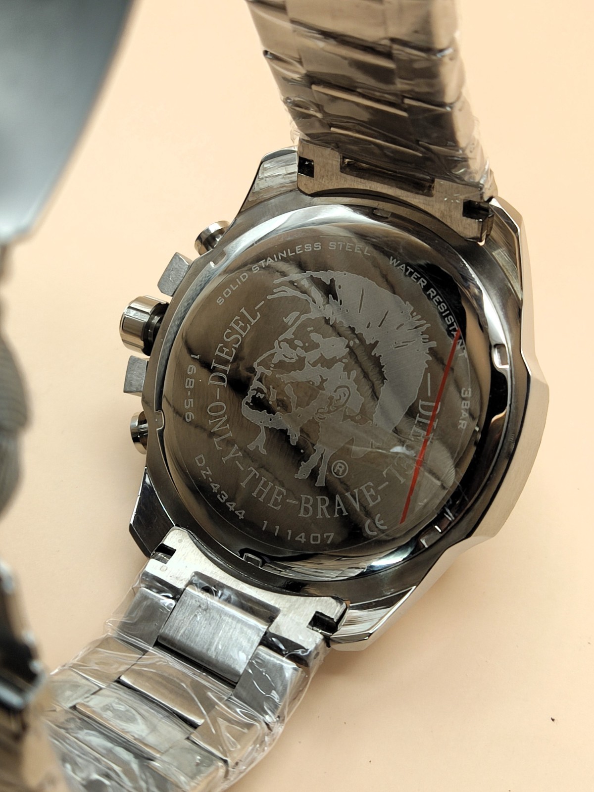 Luxury Diesel Only The Brave 10 Bar Black Dial Refurbished Men’s Wrist Watch
