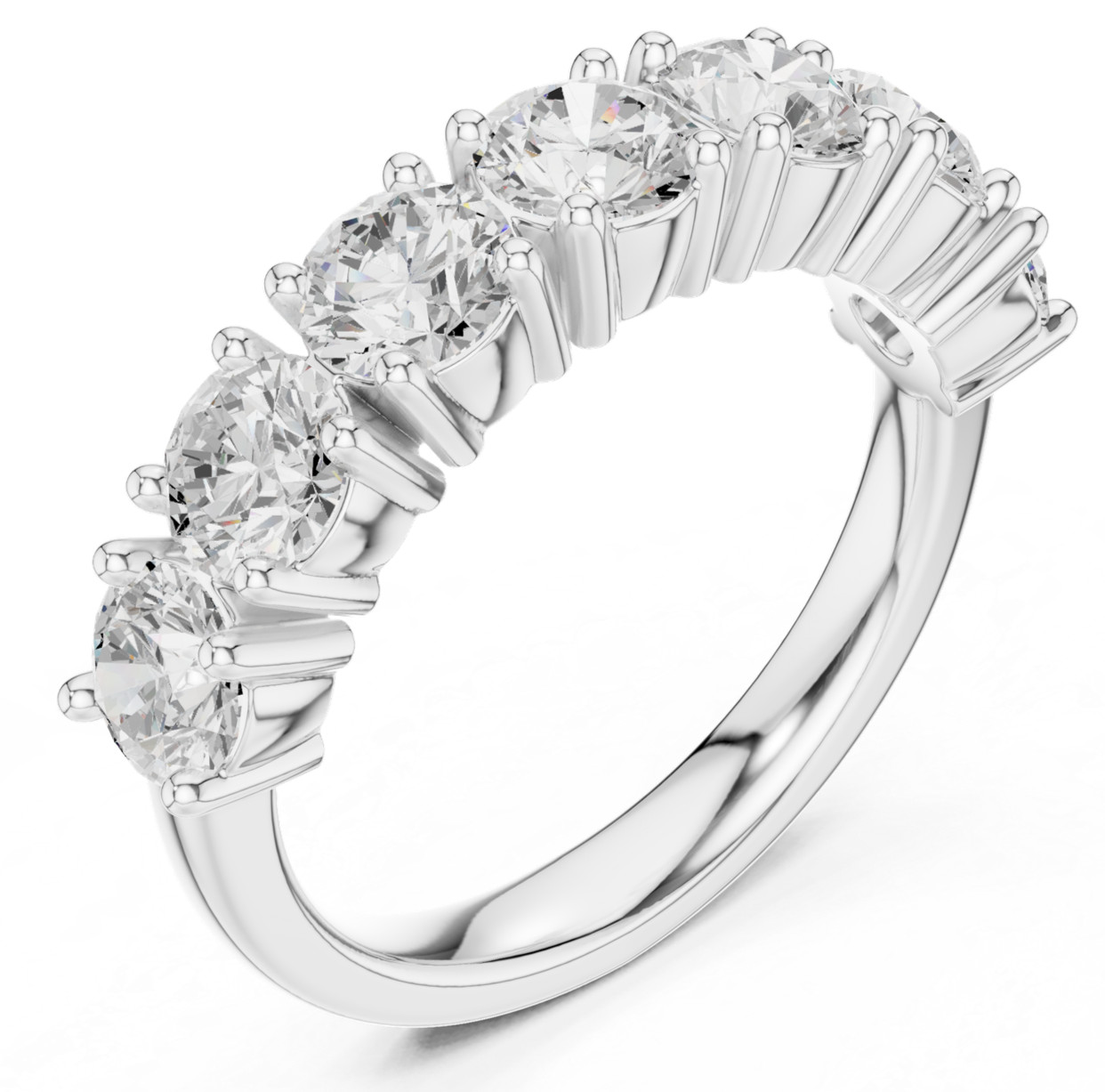 Certified 2.1 Ct VVS1 Natural Diamond Ring Elegant Premium Jewelry 14K Gold Over