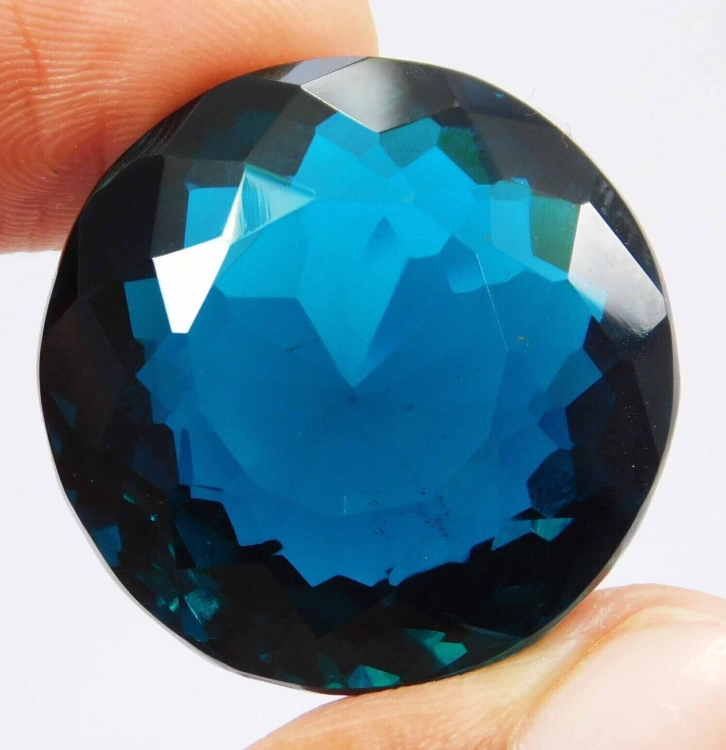 83.5 Ct. Large Blue Tanzanite Round Cut Faceted Loose Gemstone Gift for Birthday