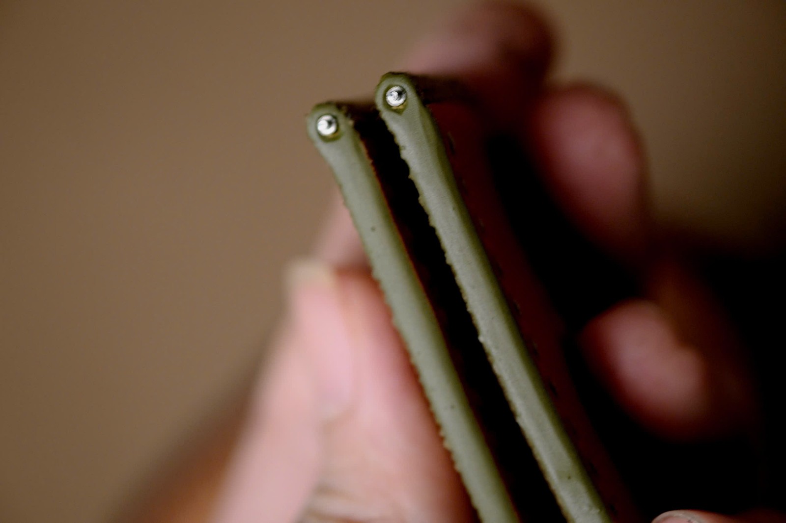 Handmade green Canvas Leather Watch Strap size 22/18 – Custom Size & Length