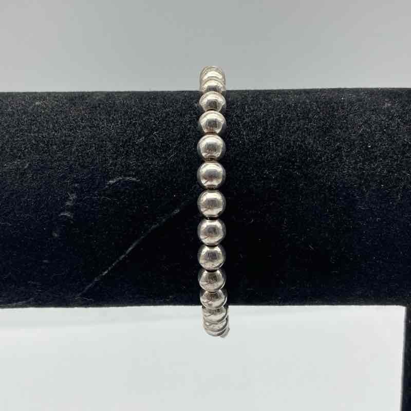 Sterling Silver 925 CZ Jewelry Set Bead Bracelet Greek Key Ring Size 7.5