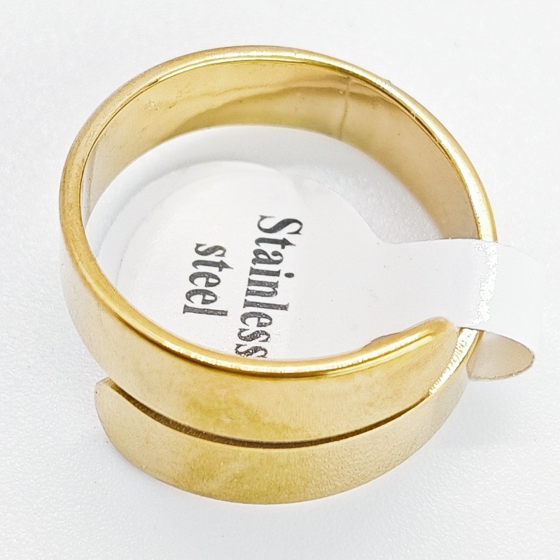 36 Pcs 6mm Open Cut Stainless Steel Rings Mixed Colors Unisex Stackable Jewelry