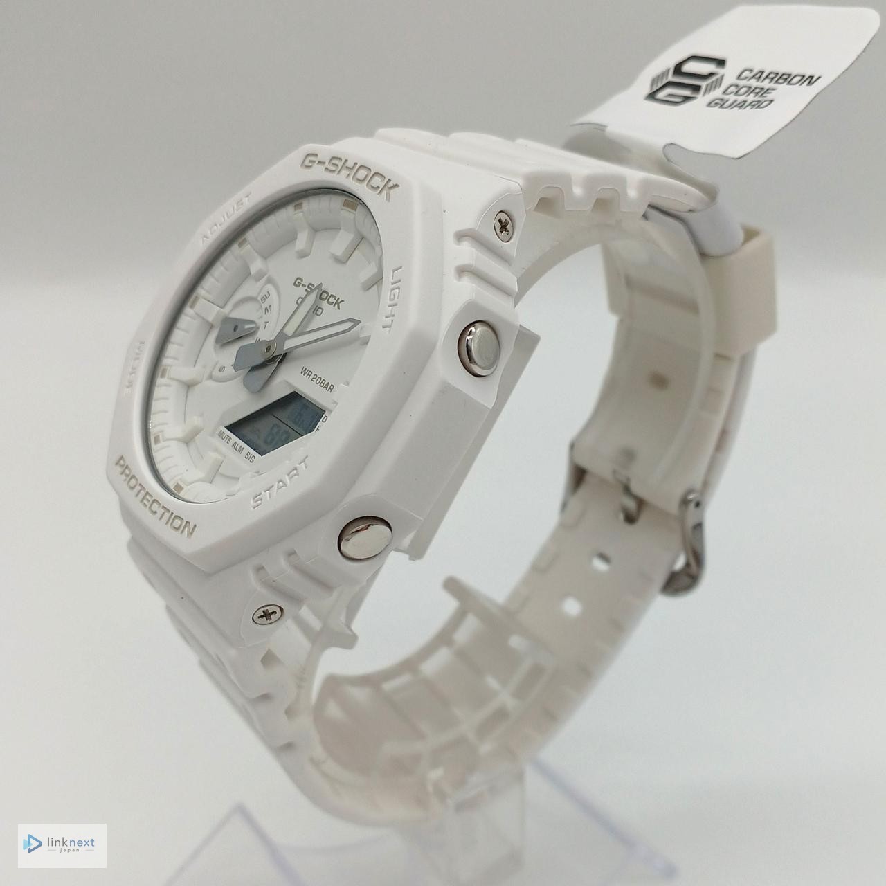 CASIO G-SHOCK GA-2100 Quartz Watch – White, Used (Moderate Signs)
