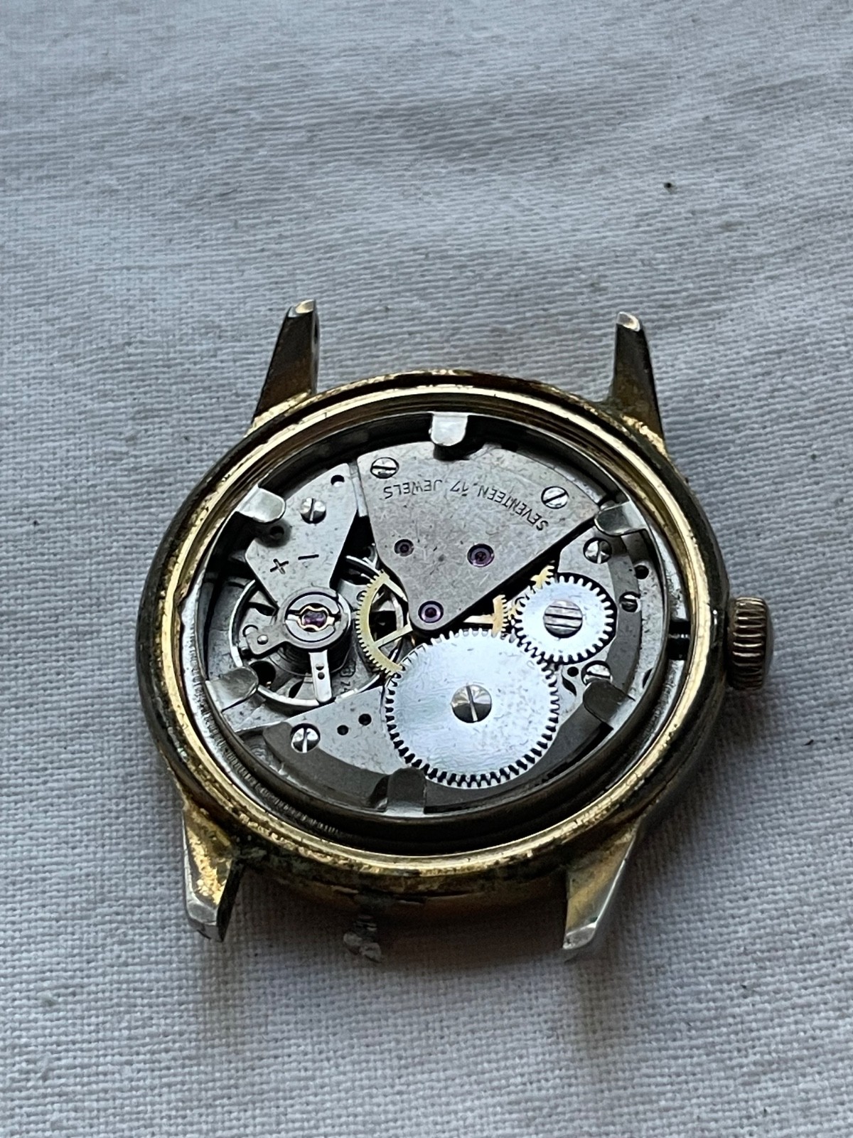 Waltham 17 jewels – vintage mens watch AS IS, lot2307
