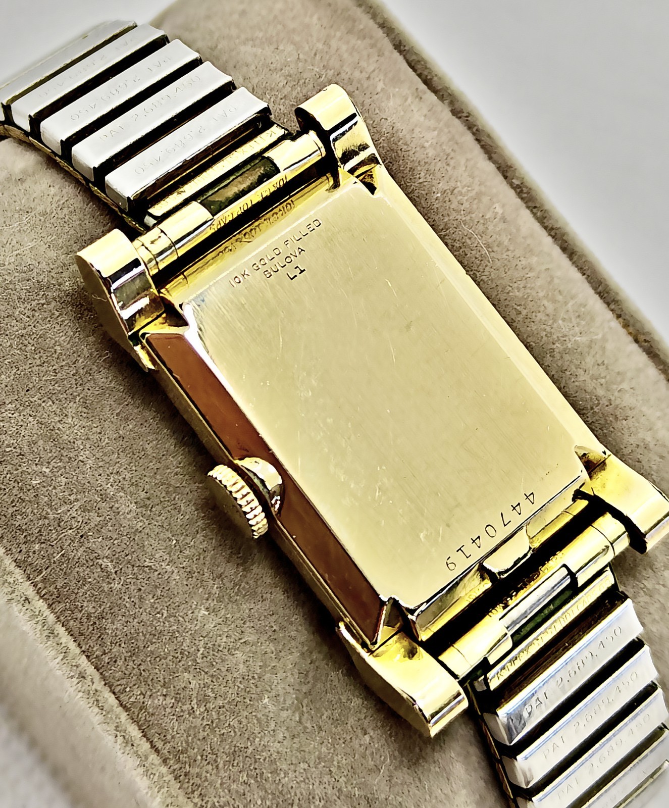 Vintage 1951 Bulova Academy Award “ZZ” Men’s Watch 21J 7AA Expansion Band