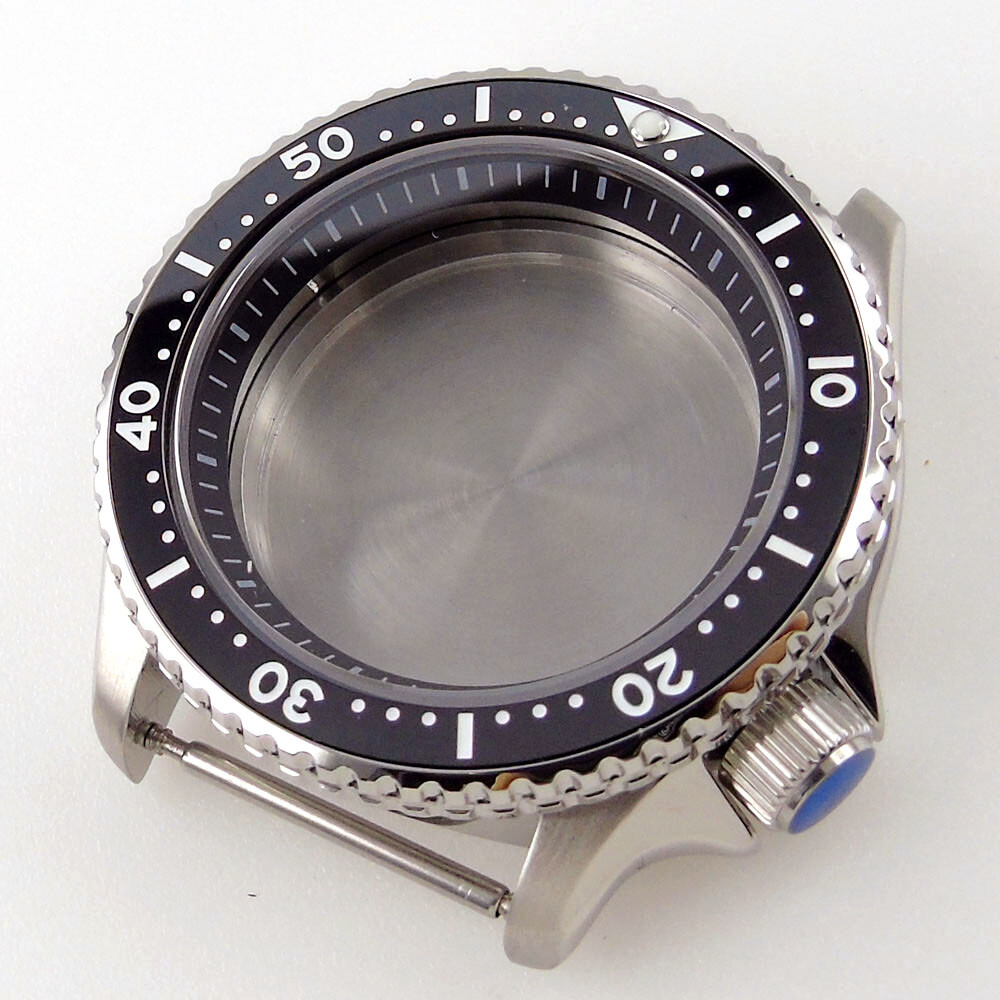 42mm Sapphire Glass Watch Case fit SKX 007 NH35 NH36 2824 200M Water Resistance