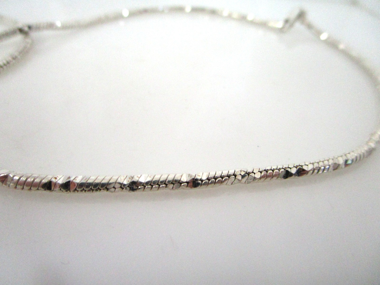 Milor 2.6mm Diamond Cut Snake Sterling 30″ Chain Italy 31 Gr