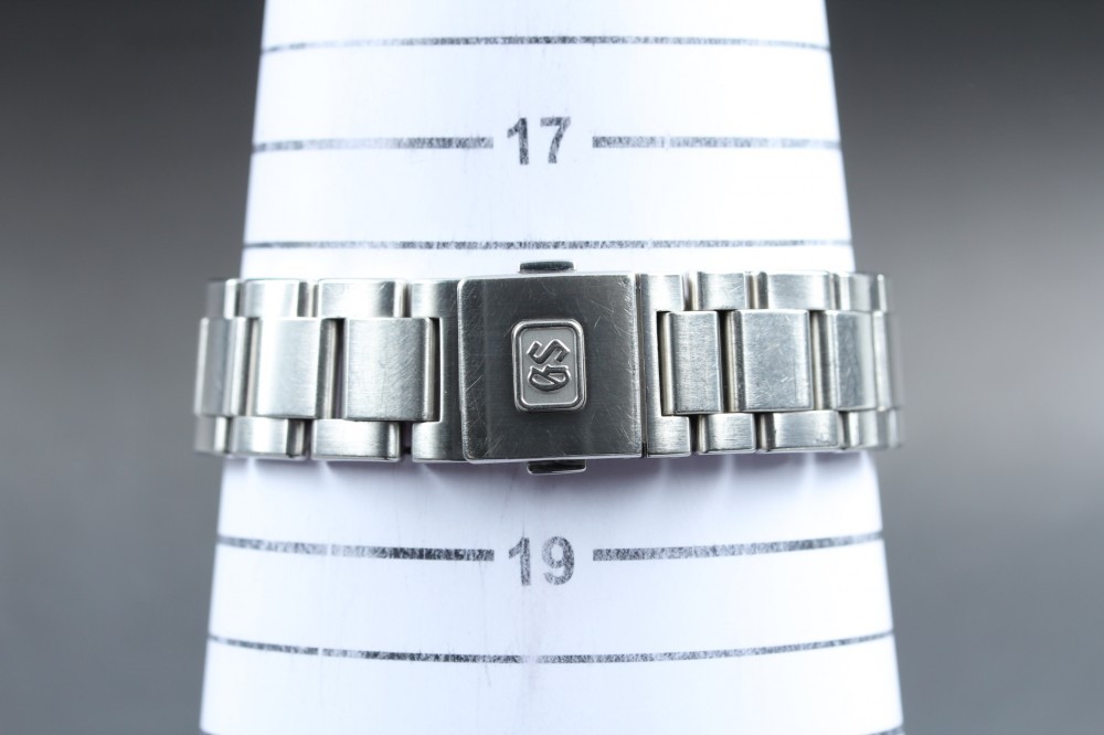 Near MINT Grand Seiko SBGX059/9F62-0AB0 White Quartz Men’s Watch Full Set Box