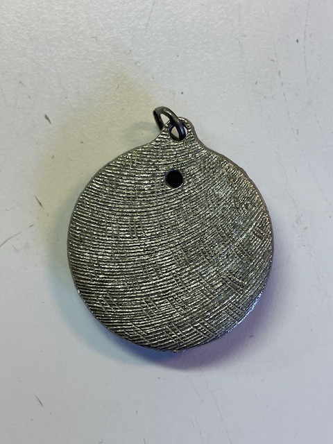 Silver Colored Pendant for Picture Keepsake, No Chain