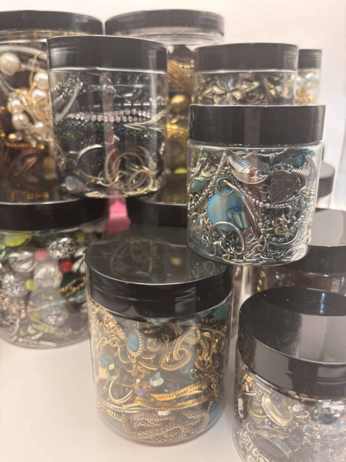 Mystery Jewelry Jar- All Wearable – No Junk Curation Available 4 Sizes