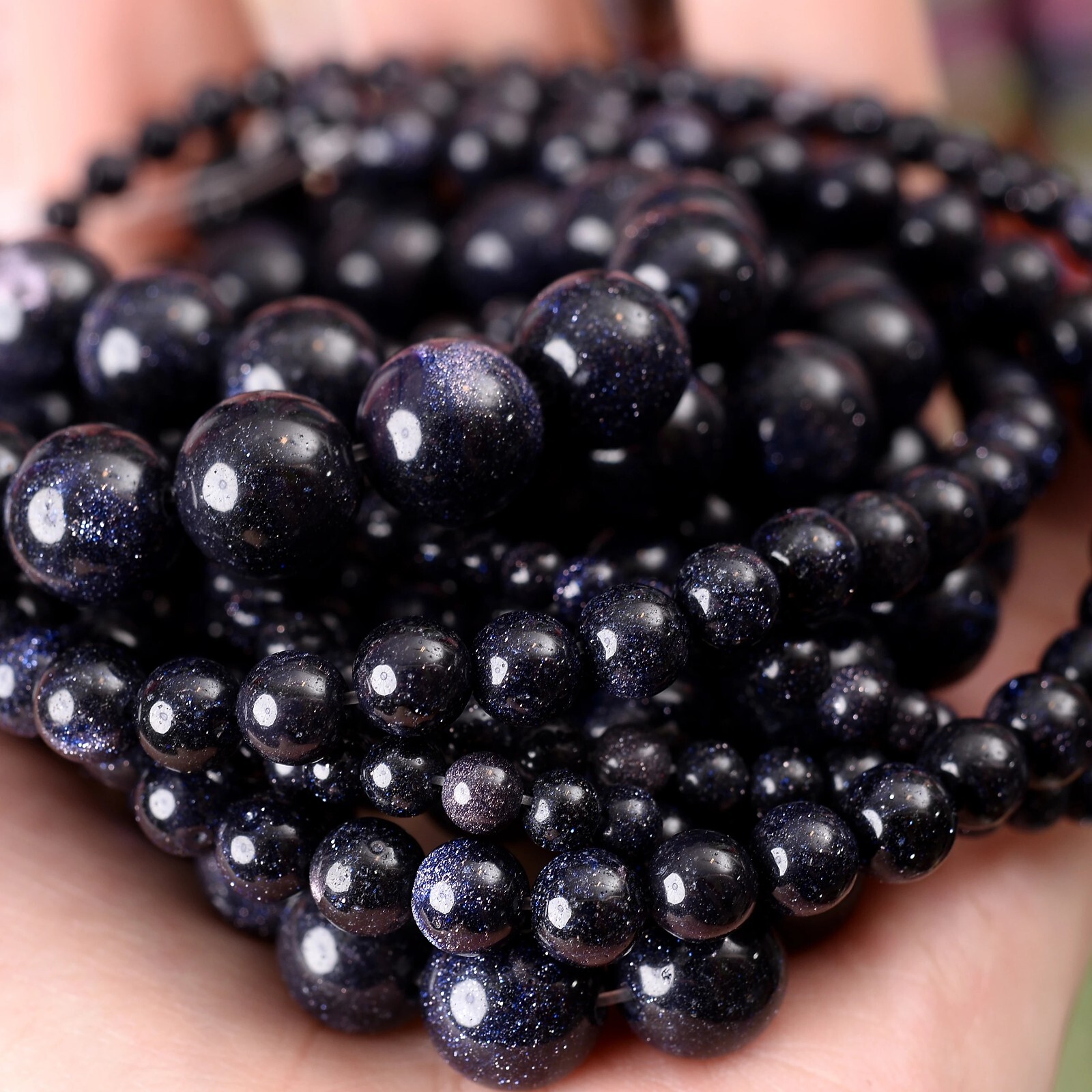 Wholesale Lot Natural Gemstone Round Spacer Loose Beads 4mm 6mm 8mm 10mm 12mm