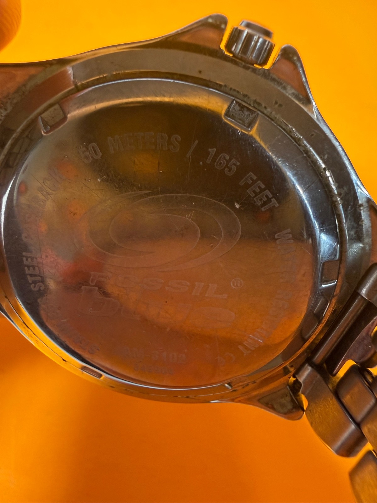 Vintage Y2K Watch Lot 2pc Casio Club G Retro & Two Tone Fossil Luminous Hands