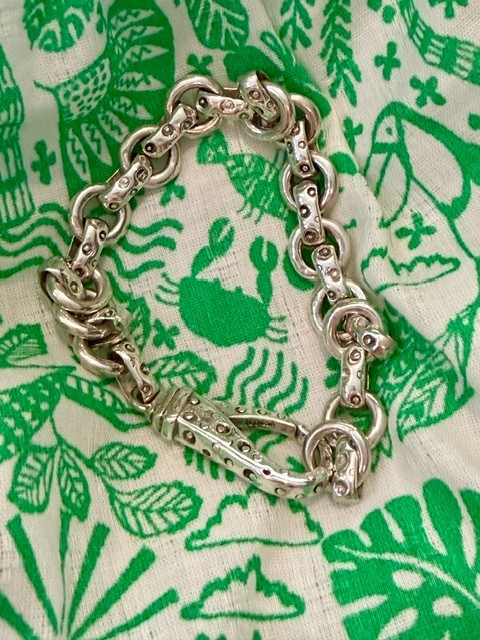 John Hardy Sterling Silver Estate Contemporary Bracelet