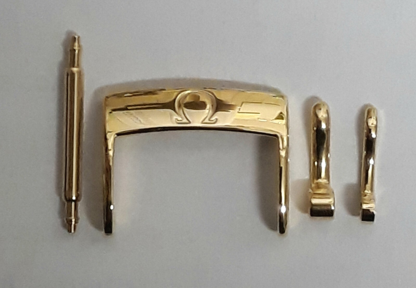 OMEGA LAMINATED BUCKLE 16mm NEW – POLISHED