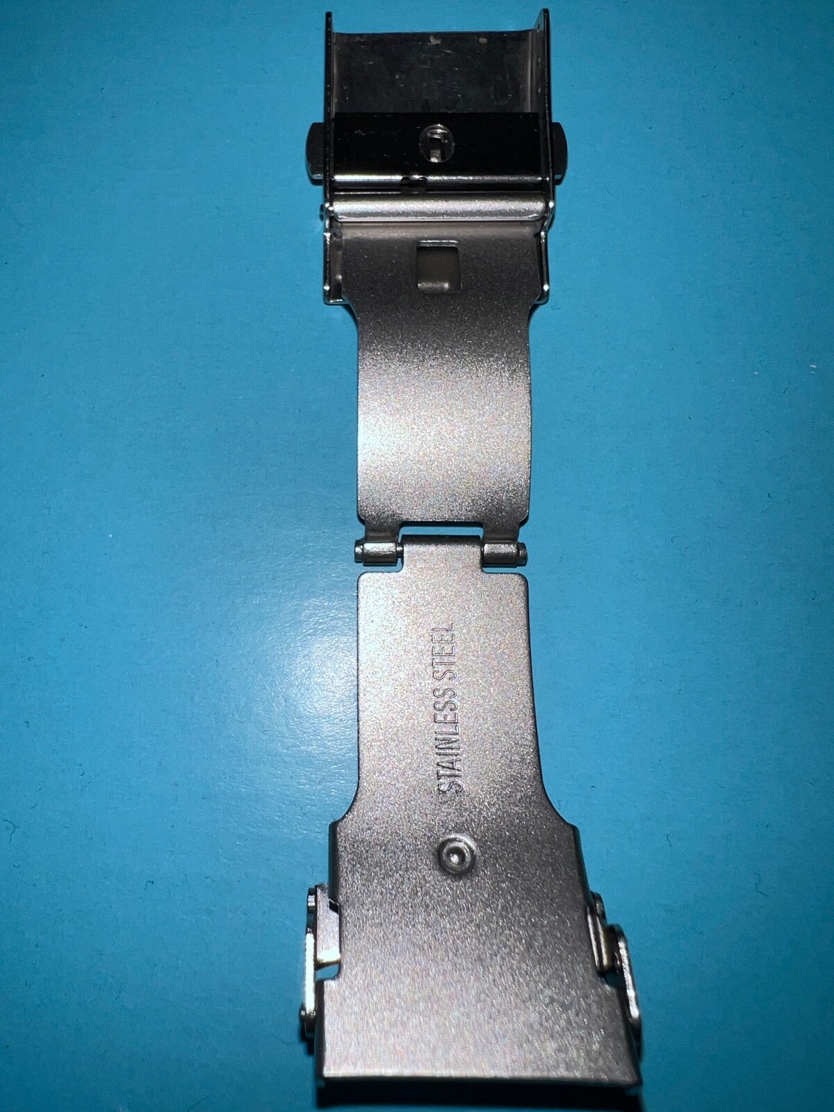 Replacement Seiko 16 to 22mm Folding Clasp with Lock and Safety Bracelet Buckle