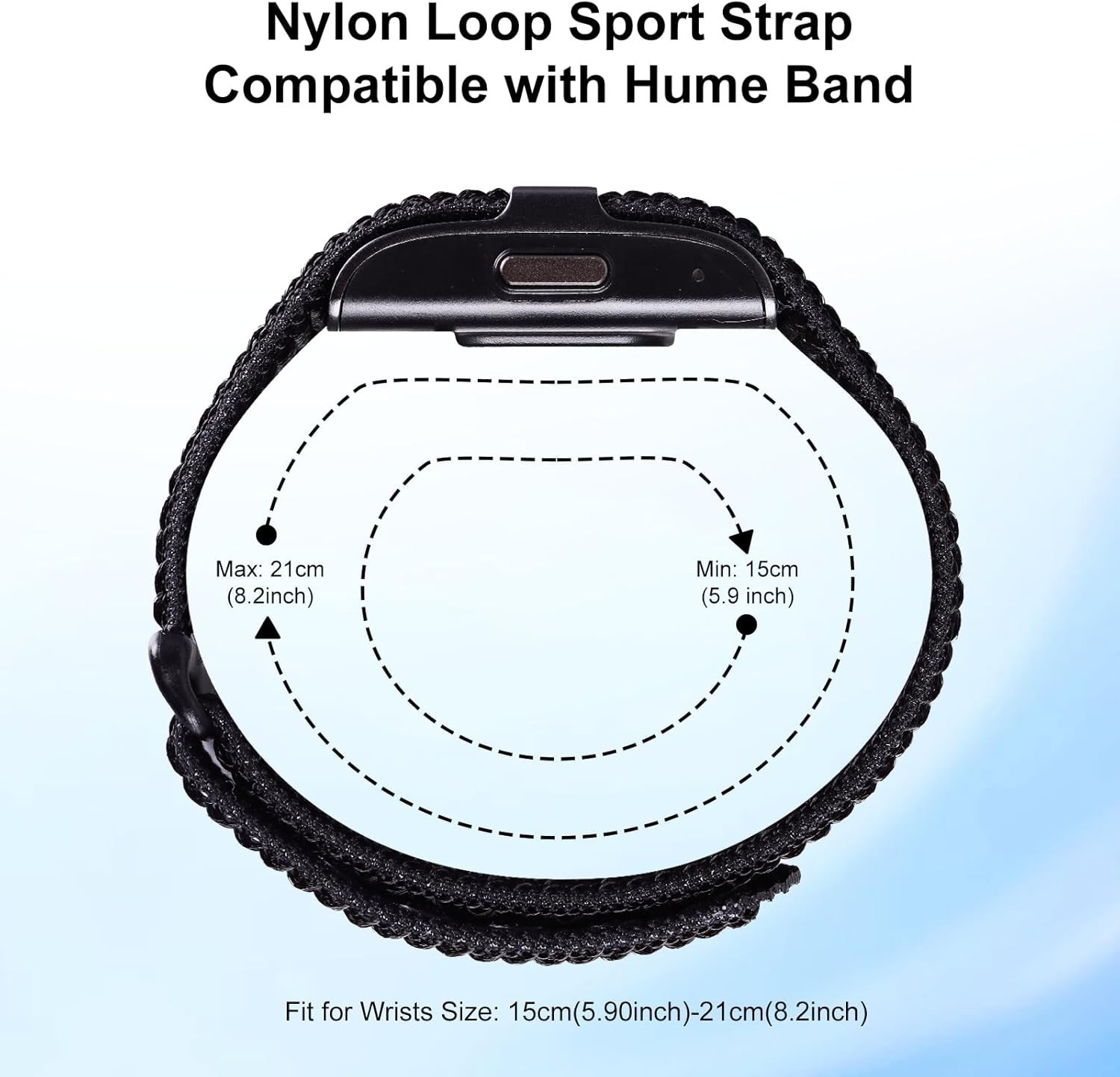 Secure Hook and Loop Wristband for Hume Band – Comfort for Active Lifestyles