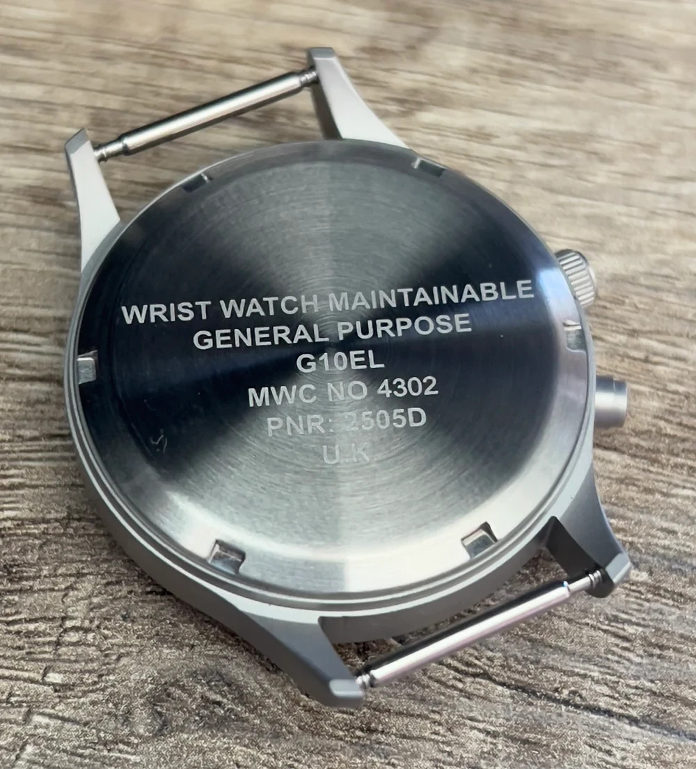 MWC G10EL Stainless Steel General Service Watch Electroluminescent (EL) Backlit