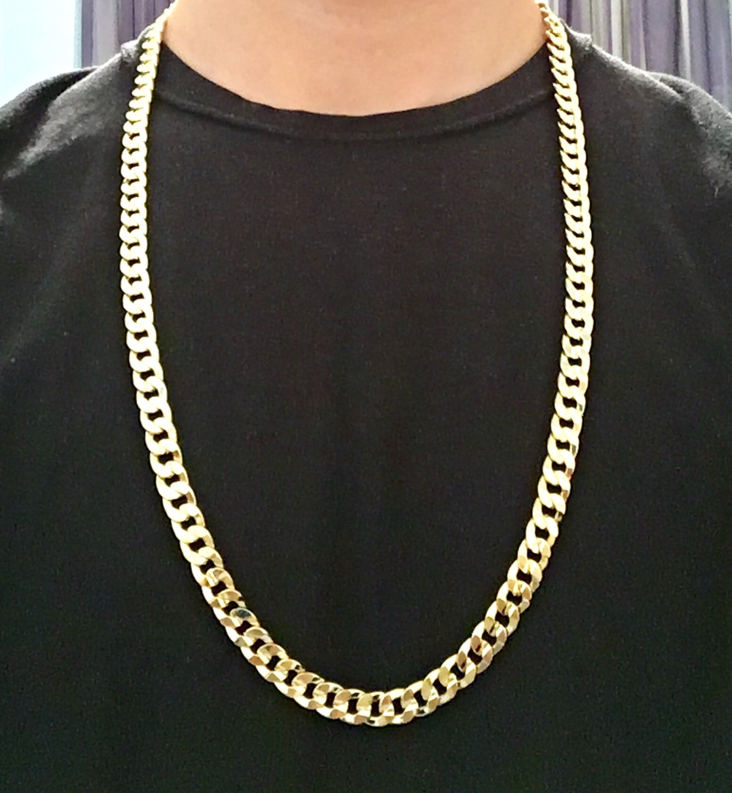 Gold Chain 14k Gold Cuban Link 30in 10mm