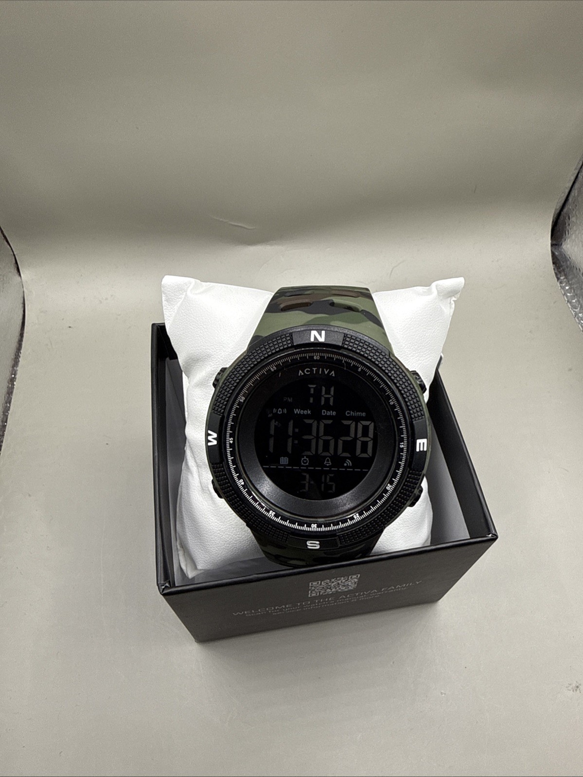 Activa X Invicta Men’s 50mm Summit Camouflage Band Digital Watch ACW1915MC-001