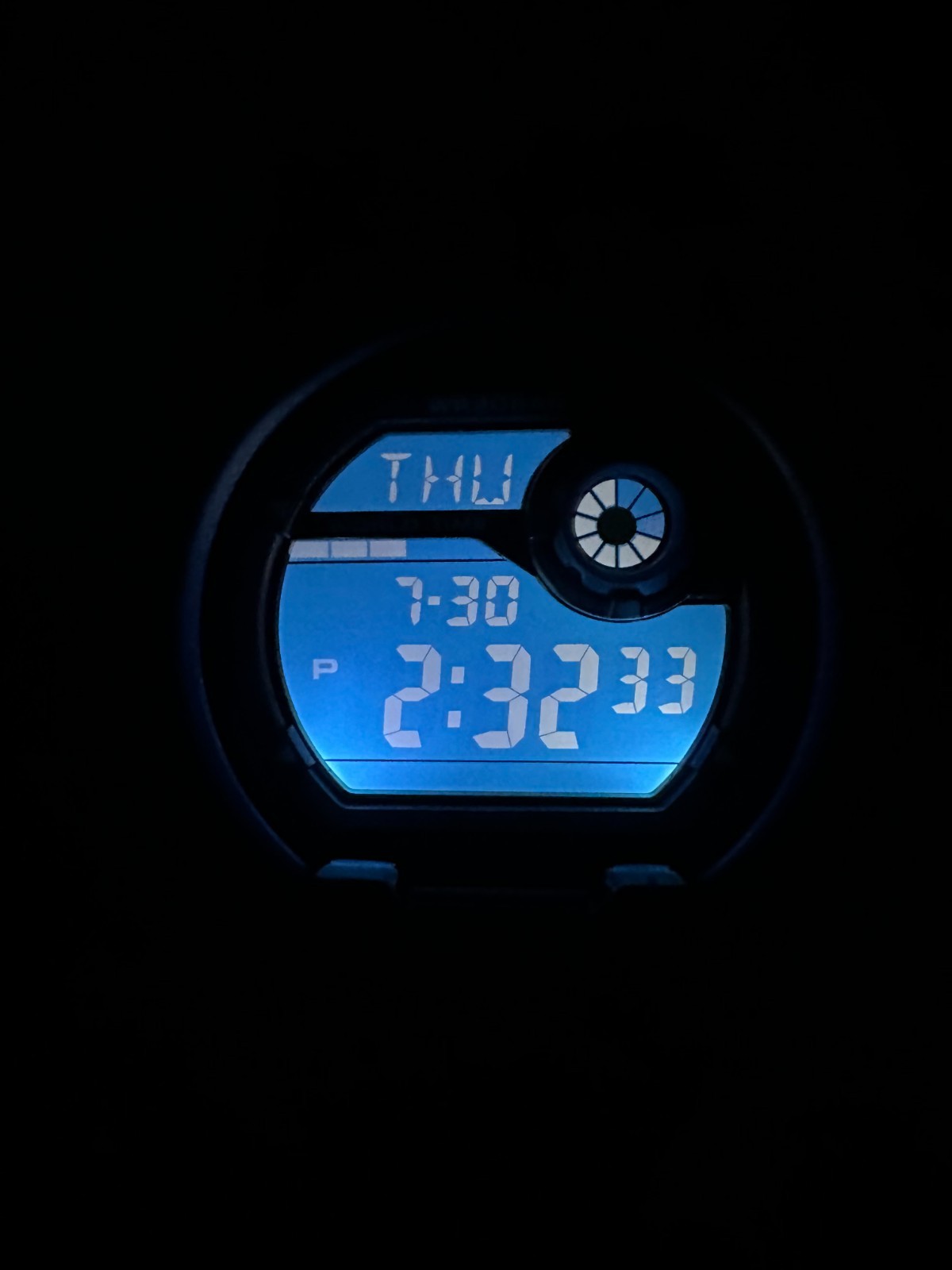 Casio G-Shock G-8900A-1 World Timer Gloss Black Blue Digital Men’s Watch CLEAN
