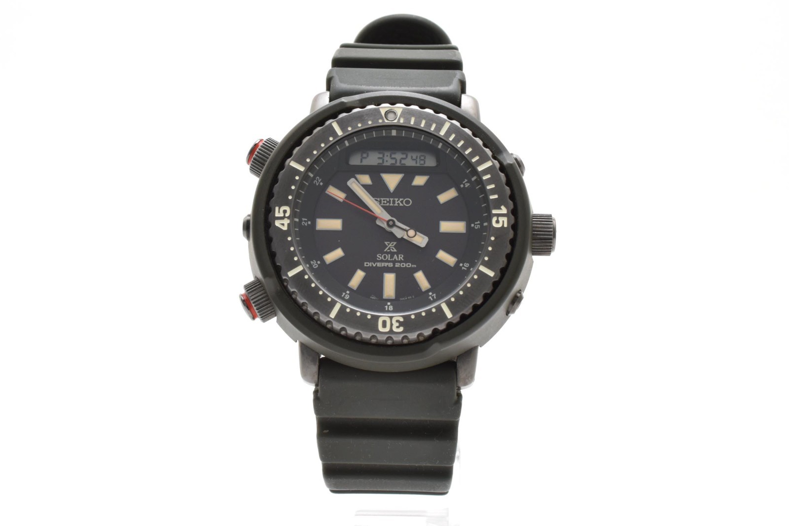 【Box】 Seiko Prospex SBEQ009 H851-00B0 Solar Diver Arnie Ana-Digi Safari #172