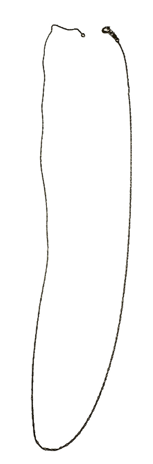 10k Gold Necklace Lightweight Links Chain Spring Ring Signed 20.5 in