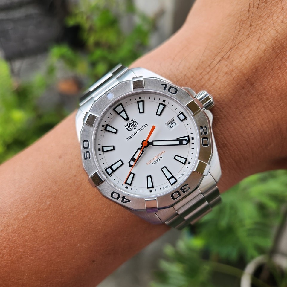 Tag Heuer Aquaracer White Dial Quartz Watch 41mm – WBD1111.BA0928